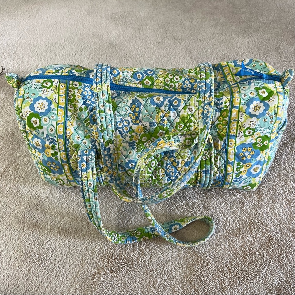 Retired English Meadow Vera Bradley duffle bag